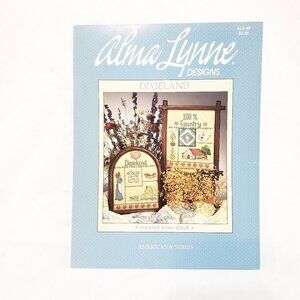Dixieland Americana Series Cross Stitch Leaflet Alma Lynne 1985 Country Barn